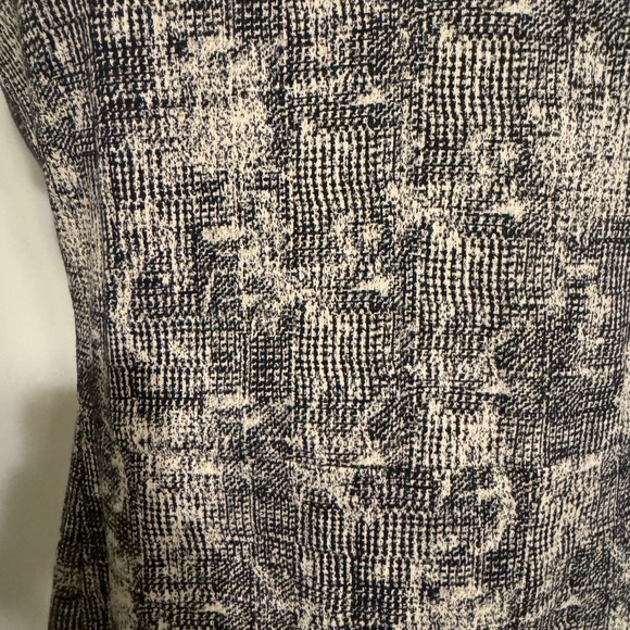 M.M. LAFLEUR Size 12 EUC The Aditi Dress in Crackle Black & White Shift - Picture 12 of 13